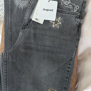 Desigual Gray Women's Jeans